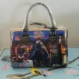 Handbag, Purse, Magazine Print, by Rosacci